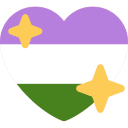 7552genderqueerprideflag Emote