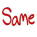 textsame Emote