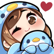 waifuPenguinHuggo Emote