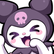 kuromilaughing_mini Emote