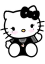 Black_HelloKity Emote