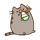 PusheenRice Emote