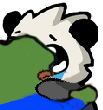 PandaHugPeepo Emote
