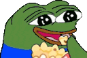 peepoPopcorn Emote