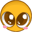 BlushingCute Emote