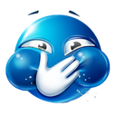 blue_snort Emote